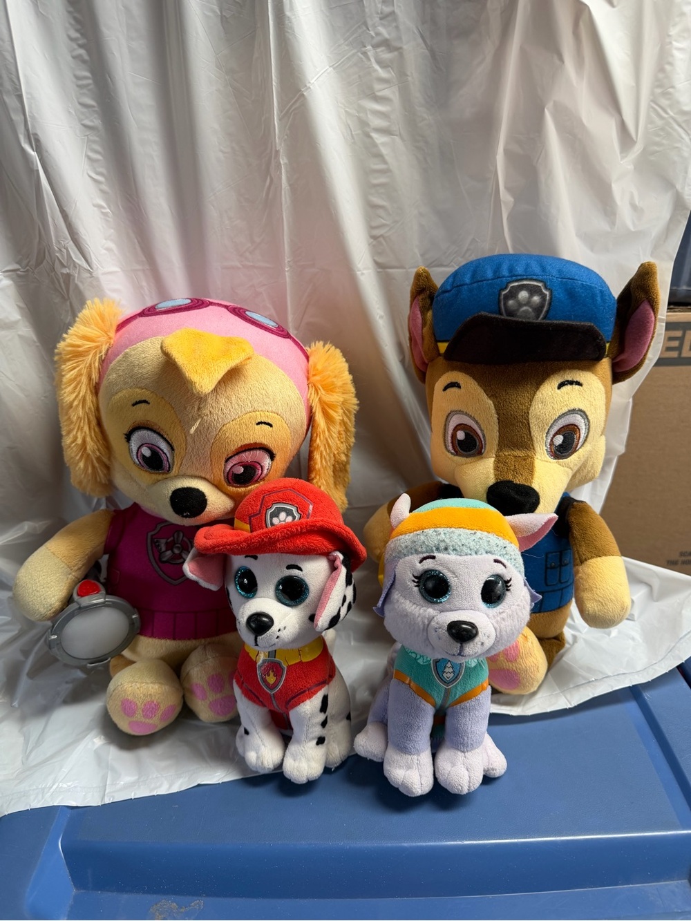 PAW PATROL STUFFY SET